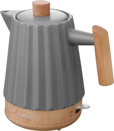 Keramische waterkoker 1,5 l, donkergrijs