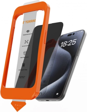 Gehard glas TORRAS Install Master voor iPhone 16