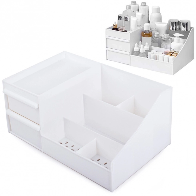 Organizer voor cosmetica en sieraden met lades