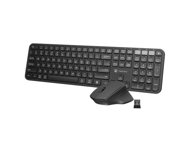 Draadloze set toetsenbord en muis Natec Octopus 2 Bluetooth + 2.4GHz