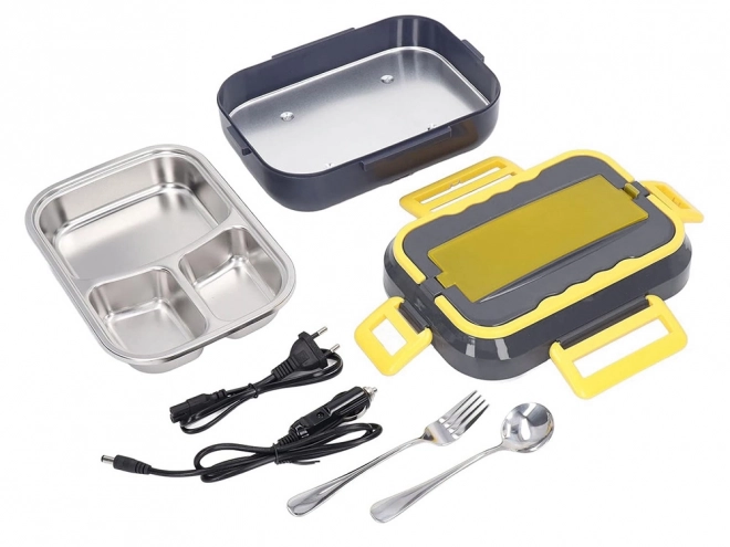 Elektrische verwarmde lunchbox voor werkauto