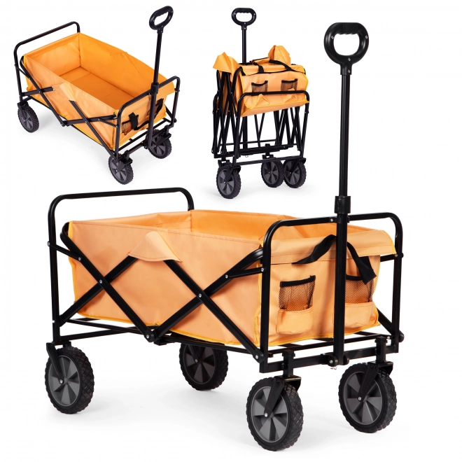 Opvouwbare transportkar MultiGarden 47x105 cm, oranje
