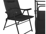 Trizand opvouwbare toeristische campingstoel met armleuningen 59 × 70 × 91 cm