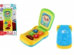 Kinder klaptelefoon met licht en geluid 14 cm