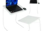 Inklapbare verstelbare laptoptafel 52 × 40 cm wit