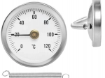 Bimetaalthermometer voor leidingen