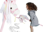 Hobby horse eenhoorn op houten stok met geluid