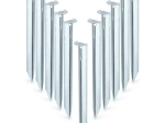 Metalen tentharingen 23 cm – set van 10 stuks