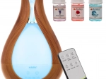Ultrasone aroma-diffuser en luchtbevochtiger 200 ml met LED-verlichting en afstandsbediening