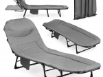Opvouwbaar campingbed 200 × 65 cm MULTIGARDEN met verstelbare rugleuning