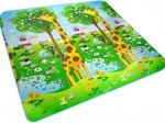 Dubbelzijdige educatieve speelmat - Dierentuin