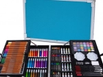 Set beeldende kunstbenodigdheden in koffer, 145 delig