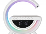 LED RGB-lamp met draadloos opladen, radio, wekker en Bluetooth-luidspreker