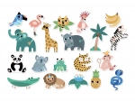 Vilac houten magneten Jungle voor kinderen