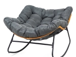 XL schommelstoel in Scandinavische stijl – grijs