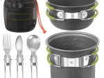 Toeristische pannenset Trizand 1,2 l – opvouwbare kookset voor kamperen