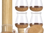 Siliconen stoelpoothoesjes met vilt 13–23 mm, set van 4 stuks RUHHY