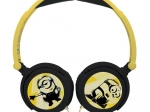 Kinder inklapbare bedrade hoofdtelefoon MINIONS met volumebegrenzing
