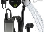 Draagbare douche op batterij 6000 mAh TRIZAND met dompelpomp en USB‑C
