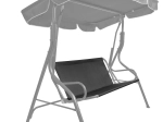 Textiele zitting voor schommel 93 × 114 cm antraciet