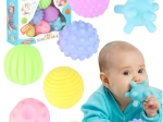 Sensorische zachte ballen voor baby’s, set van 6 stuks