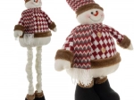 Telescopische kerst-sneeuwman Ruhhy 105 cm - 1 stuk