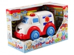 Ambulance op batterijen met licht en geluid 15 cm