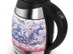 Glazen waterkoker Esperanza Seine 1,7 l, zwart met LED-verlichting en temperatuurregeling
