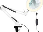 Bureaulamp met loep en LED-verlichting IZOXIS