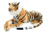 Pluchen tijger bruin 70 cm