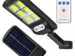 Zonne-LED wandlamp 96 COB met bewegingssensor, IP67, met afstandsbediening