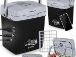Draagbare elektrische autokoelbox 26 l met ECO-modus – zwart