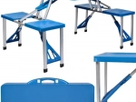Opvouwbare kampeerset met tafel en 4 zitplaatsen TRIZAND