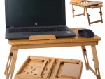 Bamboe laptoptafel voor op bed