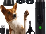 Purlov elektrische nagelvijl/slijper voor huisdieren met nagelknipper en opzetstukken - 1 stuk