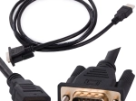 HDMI-naar-VGA-kabel 1,3 m met vergulde connectoren, Full HD