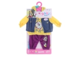 BABY born kleding met hoodie voor poppen van 43 cm