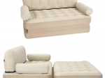 Opblaasbare tweepersoons uitklapbare sofa 5-in-1 – bank, chaise longue en bed voor thuis, in de tuin en bij het water