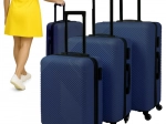 Set reiskoffers 3-in-1 Trizand, donkerblauw