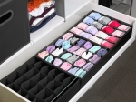 Textiele organizer voor lade met 24 vakken
