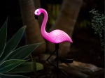 Zonne-LED-tuinlamp in de vorm van een flamingo 53 cm