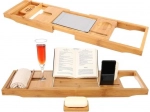 Bamboe badplank Thuis-spa – uittrekbare badtray