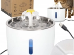 Automatische fontein voor honden en katten 2,4 l met LED en koolstoffilter