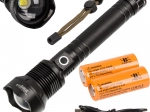 Militaire tactische zaklamp Bailong XHP90 met Power Zoom