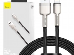 USB‑A naar Lightning‑kabel BASEUS Cafule 1 m, 2,4 A – zwart