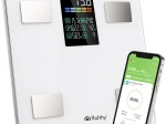 Analytische personenweegschaal RUHHY met LCD, BIA en Feelfit-app, wit