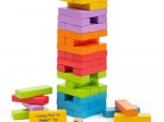 Kleurrijke wankeltoren BIGJIGS TOYS