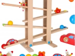 Montessori XXL houten knikkerbaan set