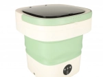 Opvouwbare draagbare automatische wasmachine 12L groen