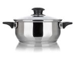 Roestvrijstalen pan met glazen deksel 18 cm, 1,7 l SUPER VALUE